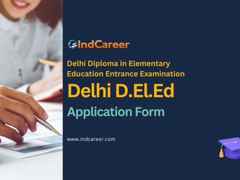 SCERT Delhi D.El.Ed Application Form