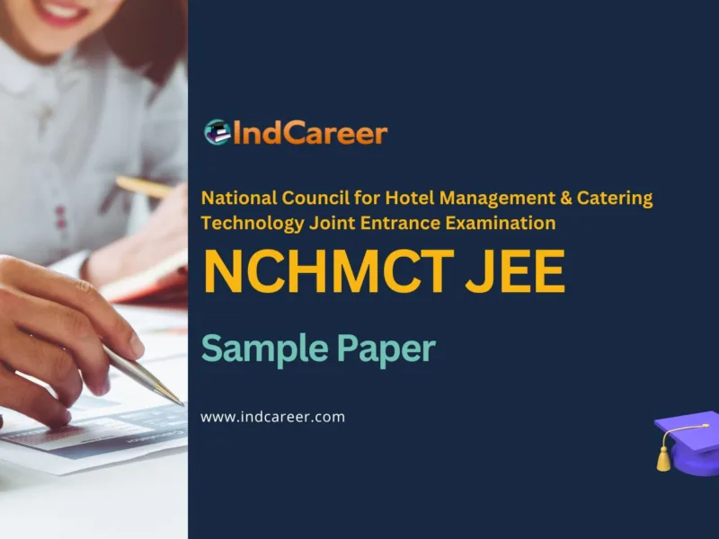 NCHMCT JEE Sample Paper