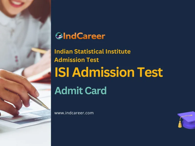 ISI Entrance Exam Admit Card