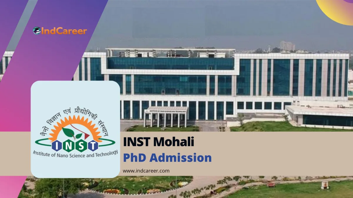 INST Mohali PhD Admission
