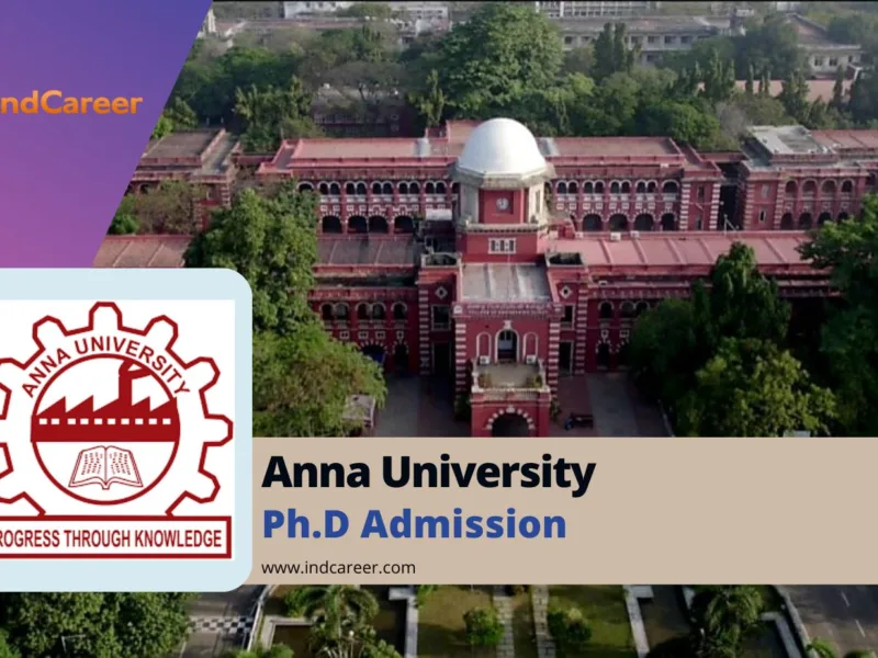 Anna University PhD Admission