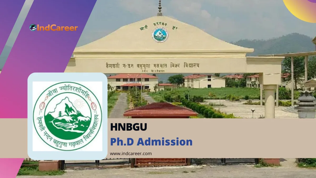 HNBGU PhD Admission