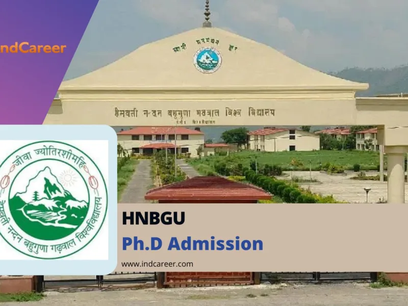 HNBGU PhD Admission