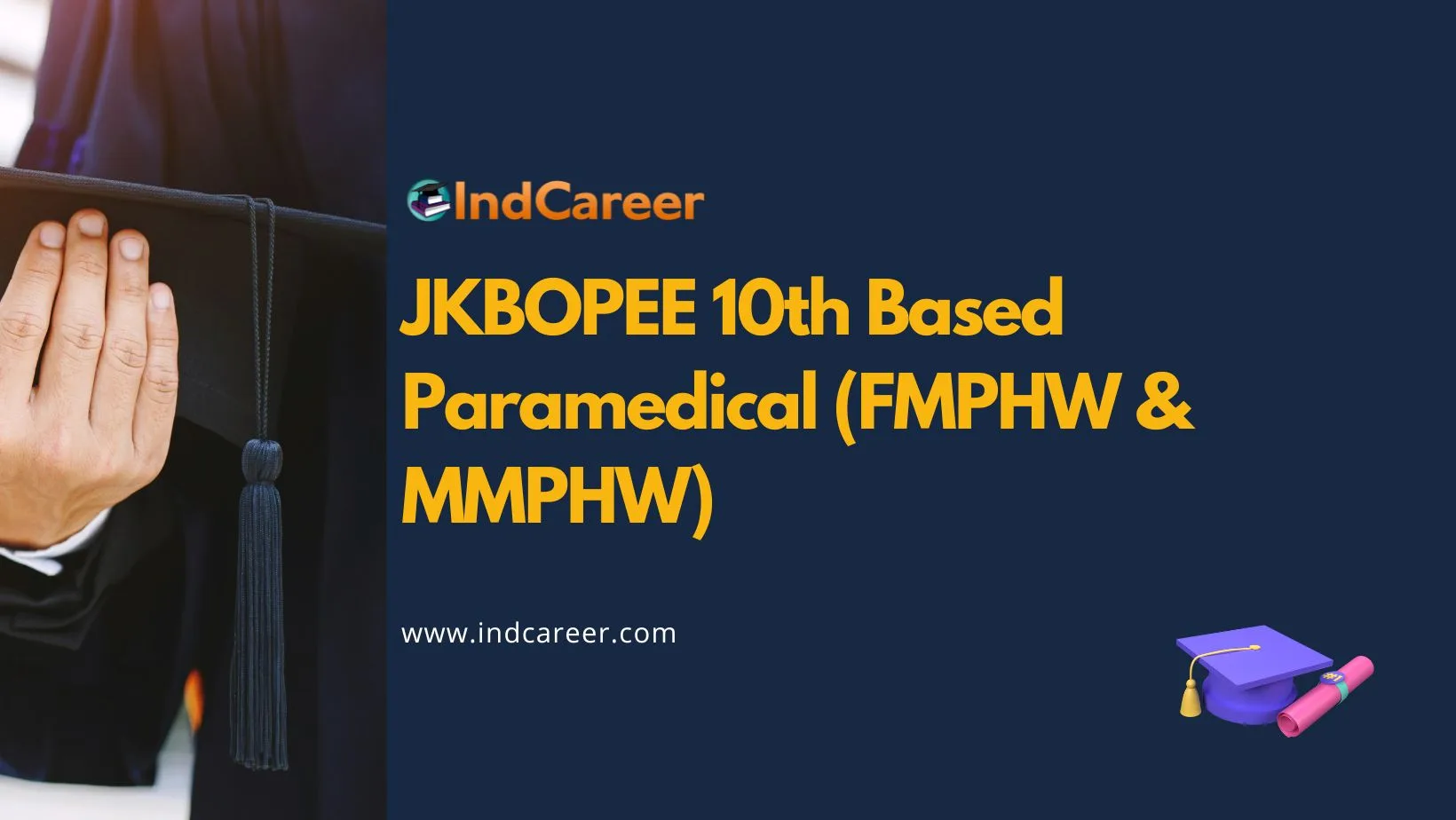 JKBOPEE 10th Based Paramedical (FMPHW & MMPHW): Exam Date, Registration