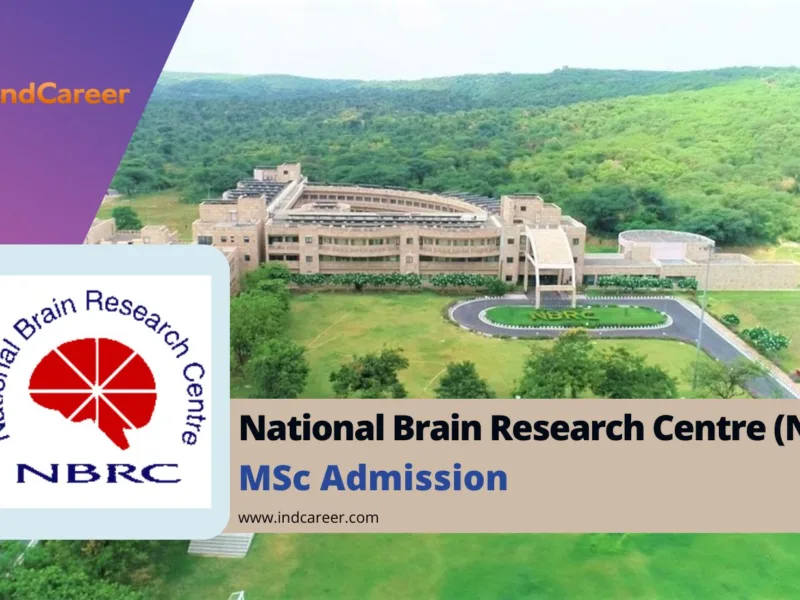 National Brain Research Centre MSc Admission
