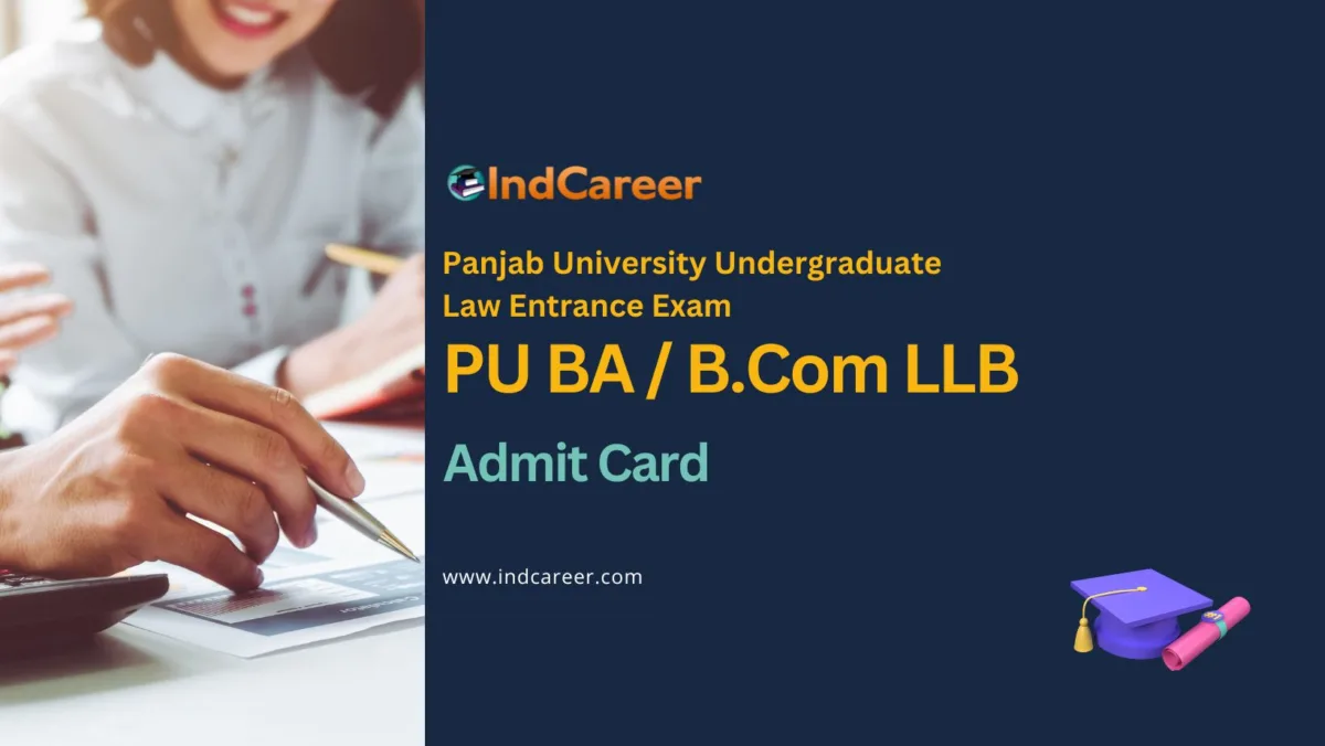 PU BA / B.Com LLB Admit Card