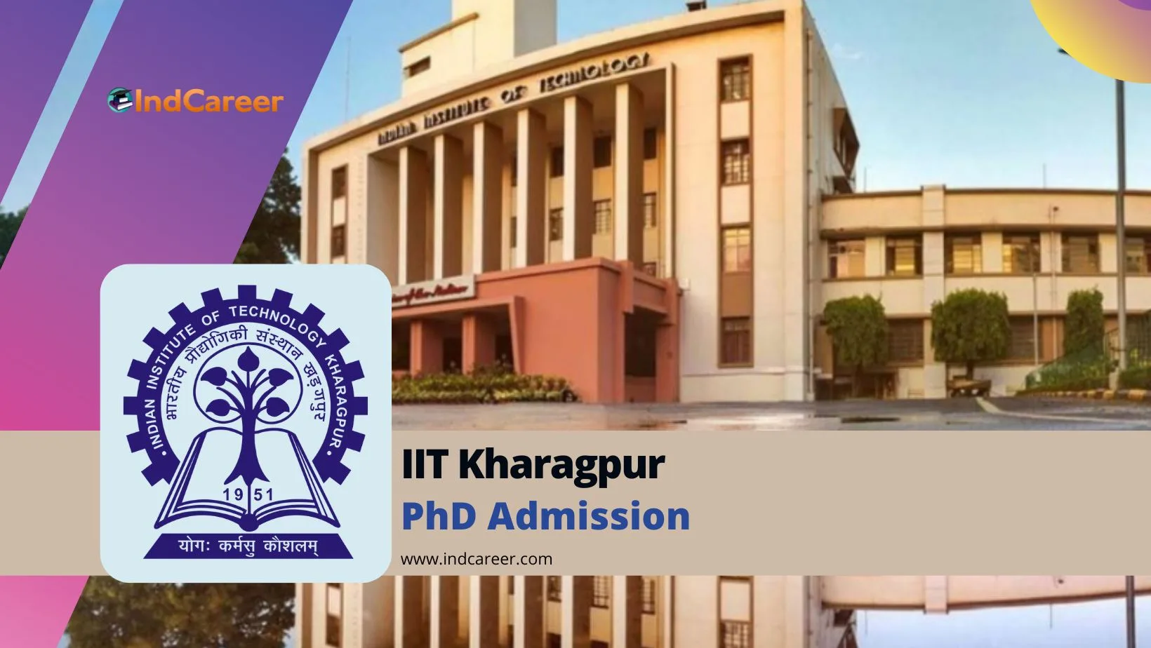 IIT Kharagpur PhD Admission