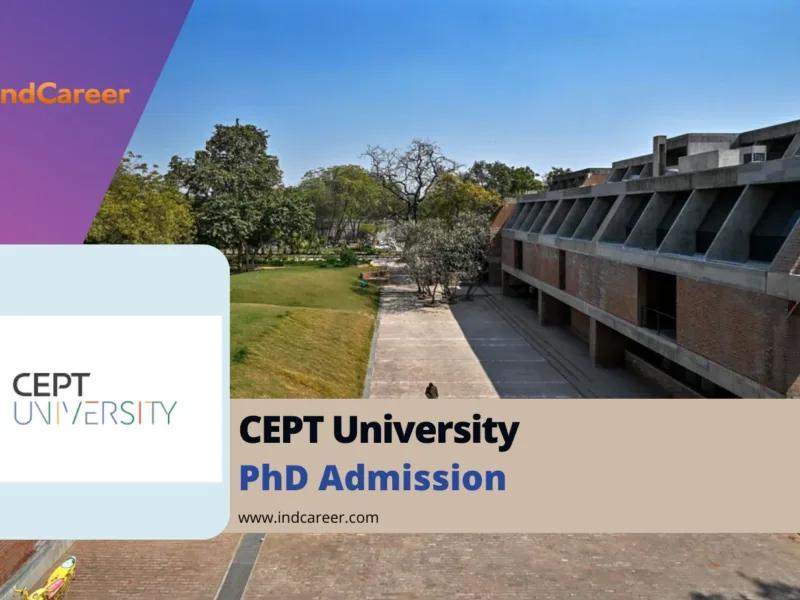 CEPT University PhD Admission