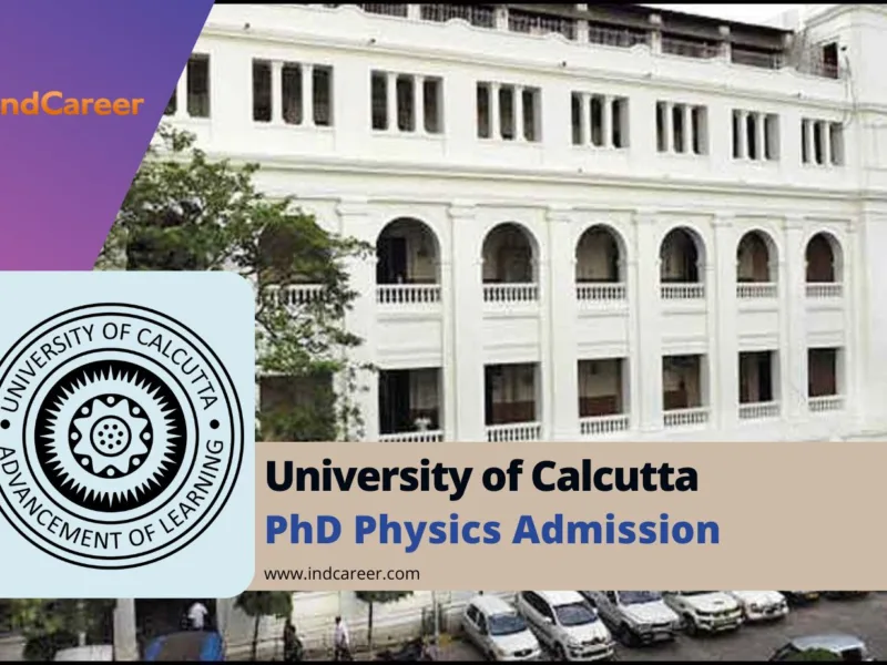 University of Calcutta PhD in Physics Admission