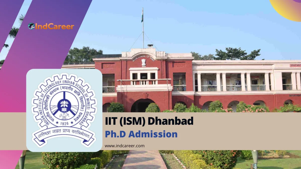 IIT (ISM) Dhanbad PhD Admission