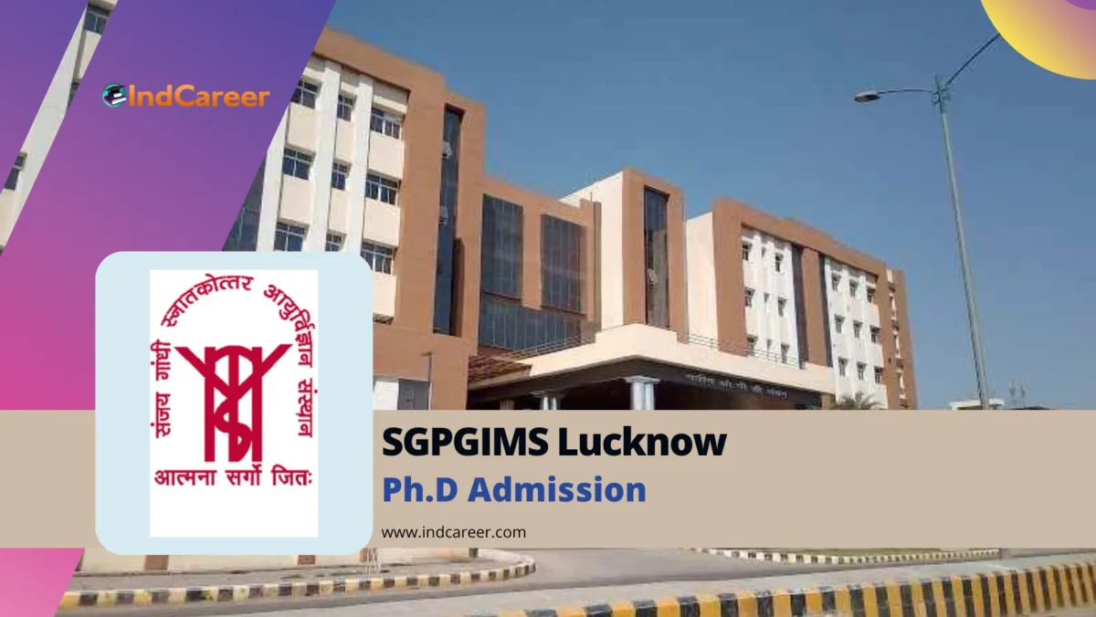 SGPGIMS Lucknow Ph.D Admission