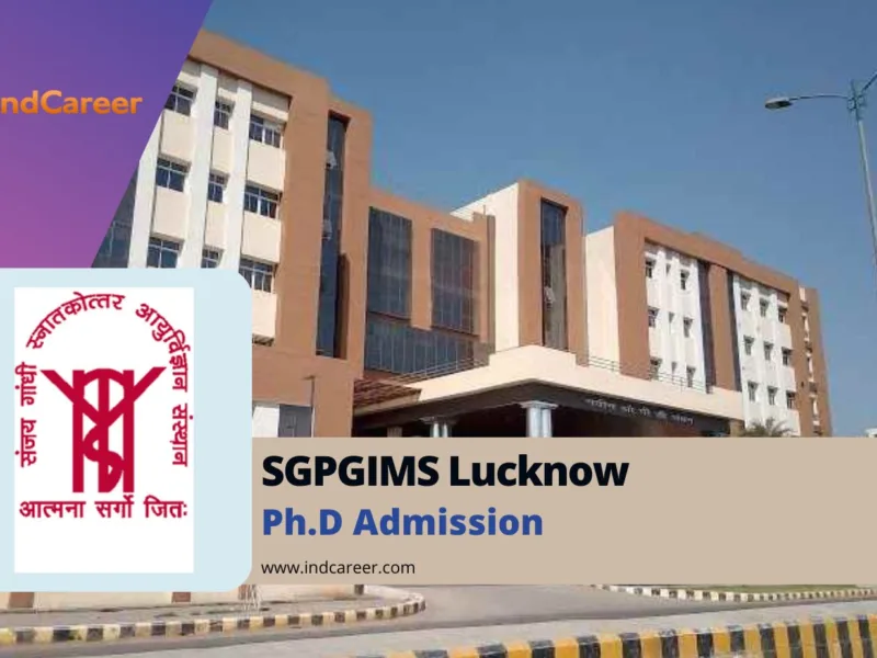 SGPGIMS Lucknow Ph.D Admission
