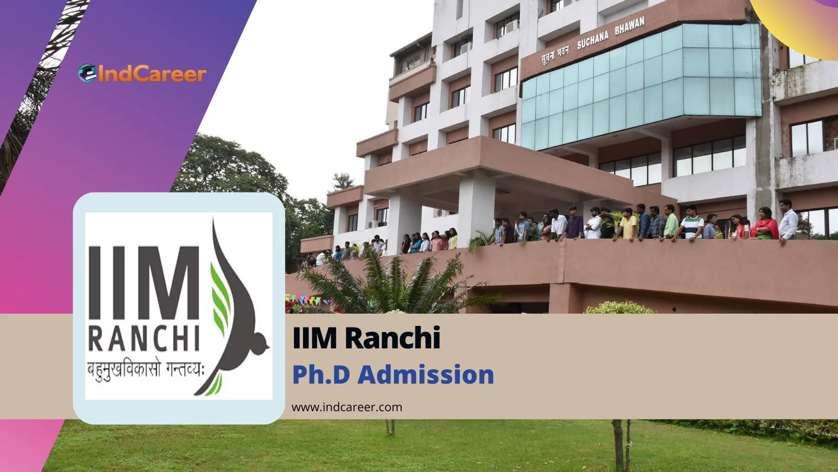 IIM Ranchi PhD Admission