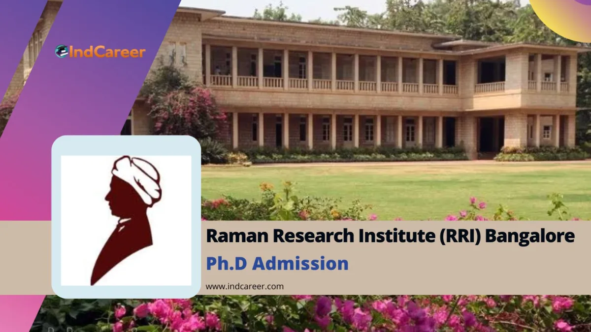 Raman Research Institute (RRI) Bangalore PhD Admission