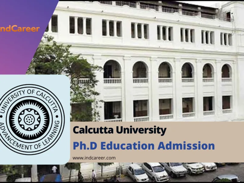 Calcutta University PhD in Education Admission