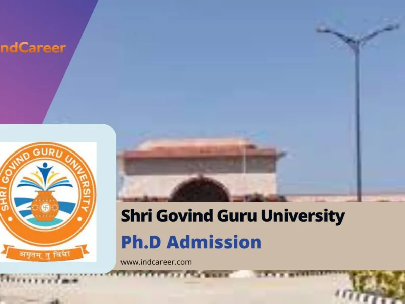 Shri Govind Guru University PhD Admission