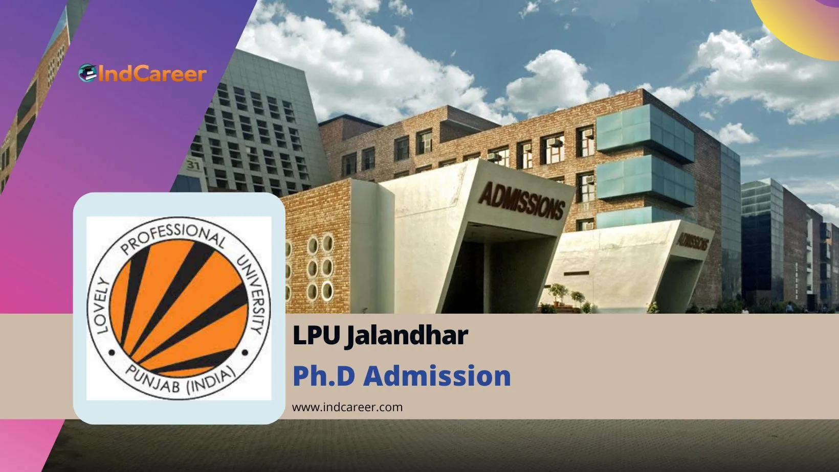 LPU Jalandhar PhD Admission