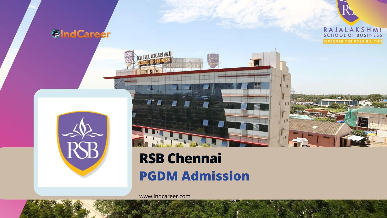 RSB Chennai PGDM Admission