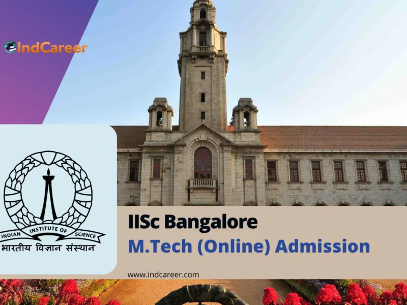 IISc Bangalore M.Tech (Online) Admission