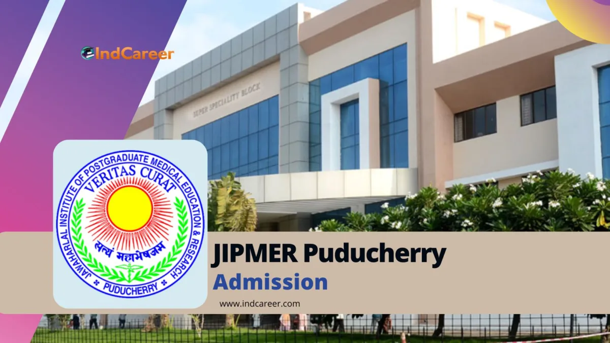 JIPMER Puducherry Admissions
