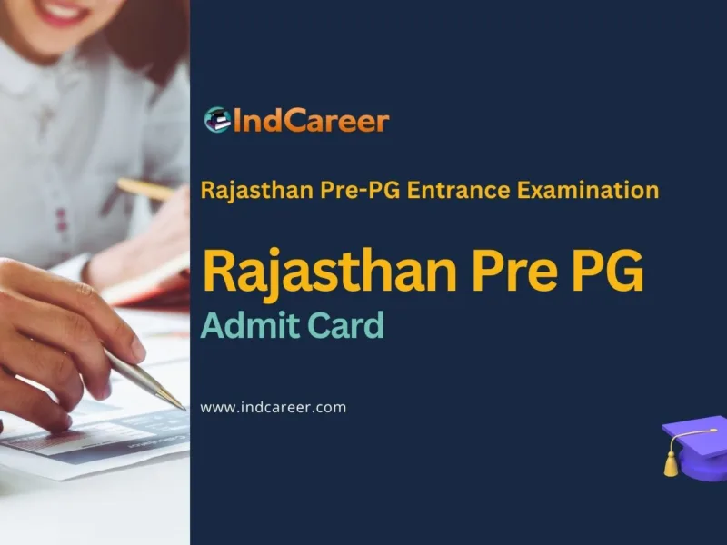 Rajasthan Pre PG Admit Card