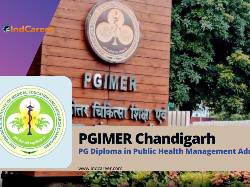 PGIMER Chandigarh PG Diploma in Public Health Management Admission