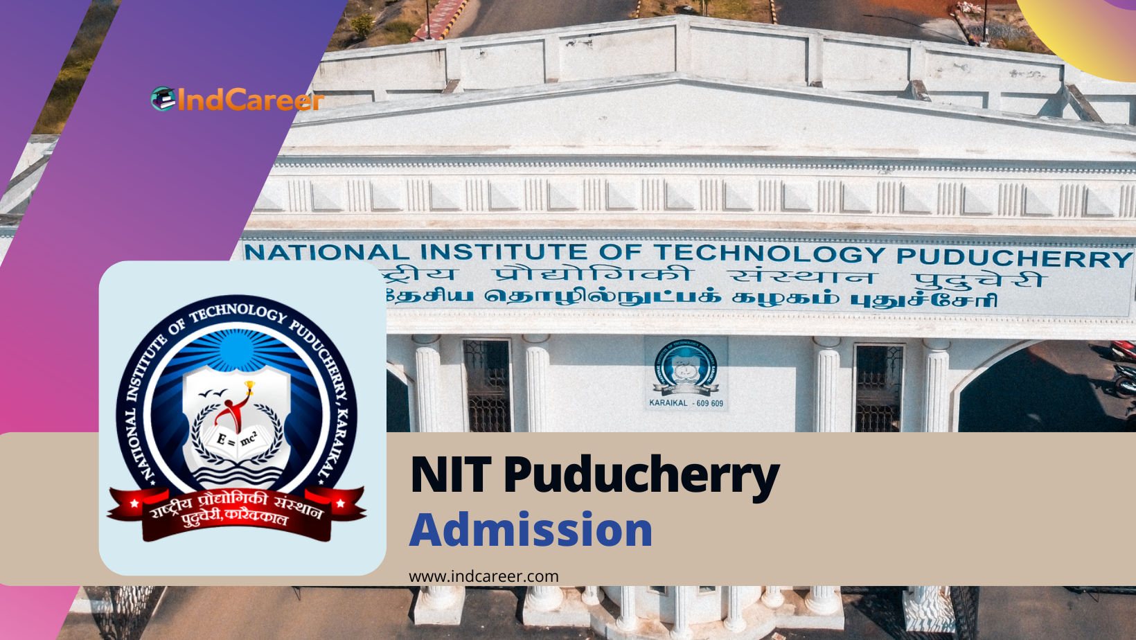 NIT Puducherry Admission