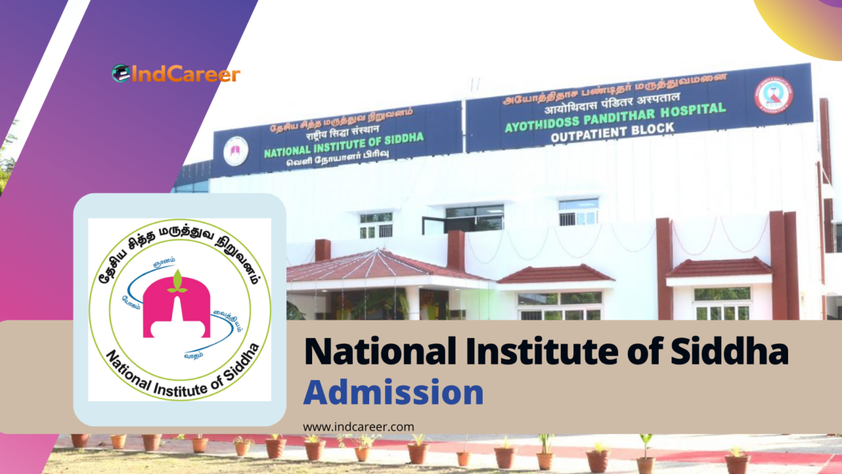 National Institute of Siddha Admission
