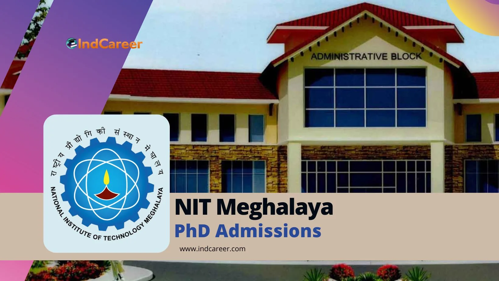 NIT Meghalaya Ph.D Admission