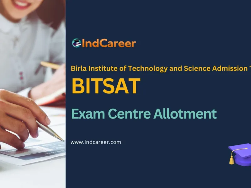 BITSAT Exam Centre Allotment