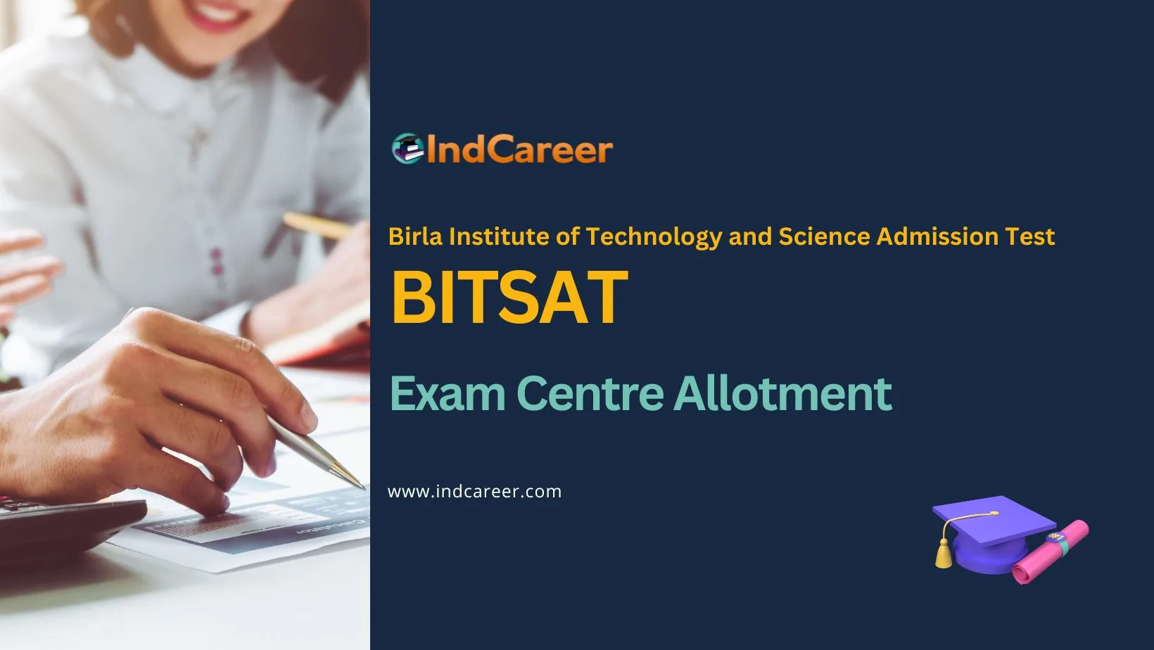 BITSAT Exam Centre Allotment