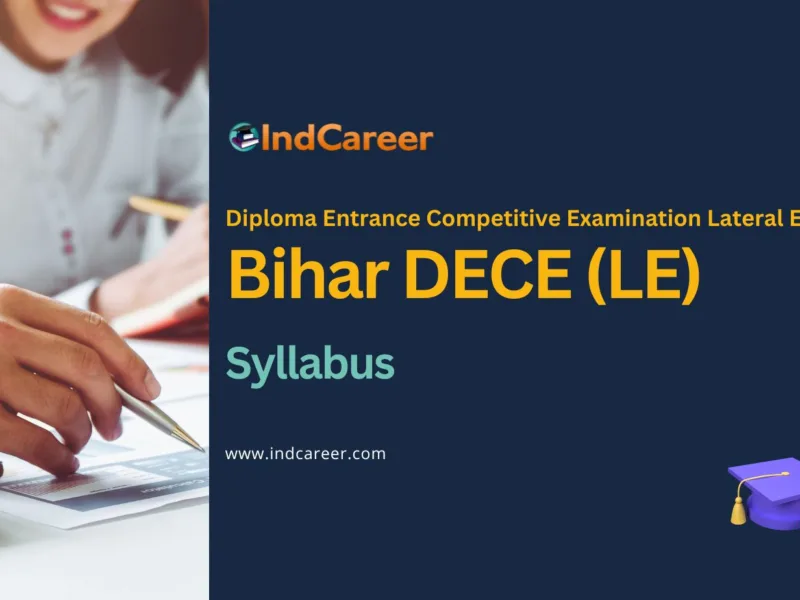 Bihar DECE LE Syllabus
