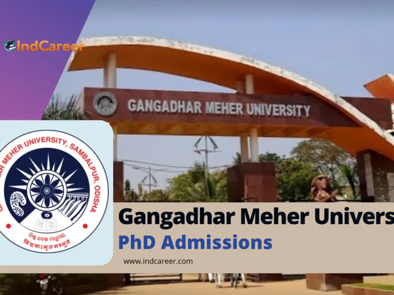 Gangadhar Meher University Ph.D Admission