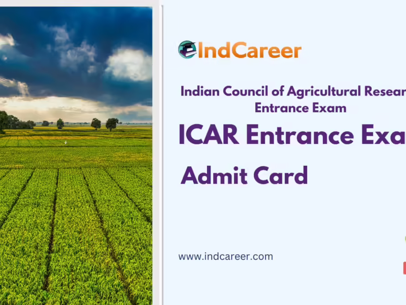 ICAR Admit Card