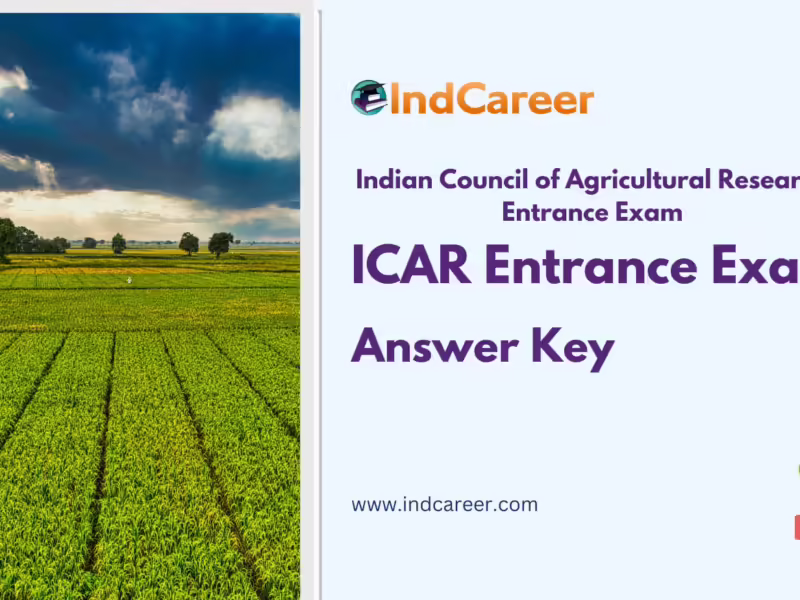 ICAR Answer Key