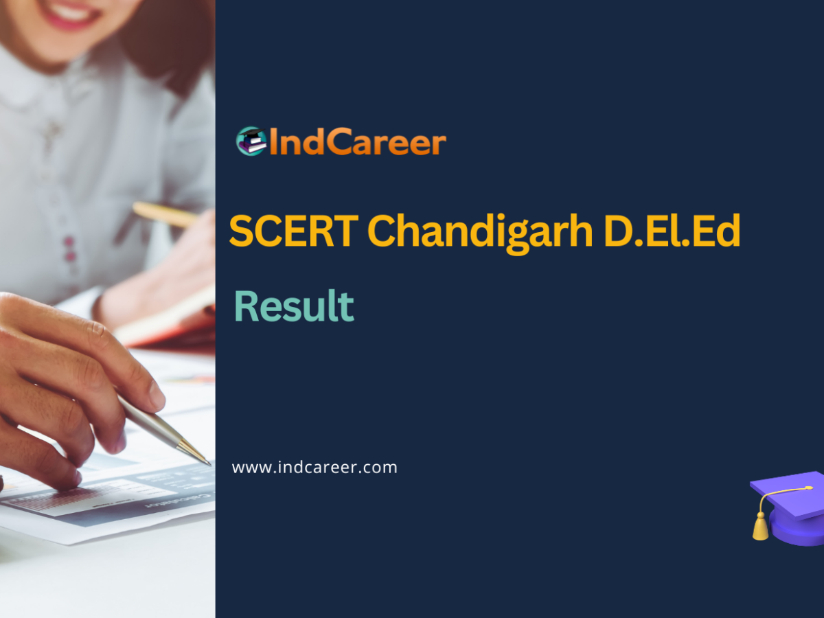 SCERT Chandigarh D.El.Ed. Result