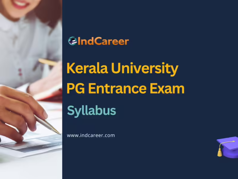 Kerala University PG Entrance Exam Syllabus