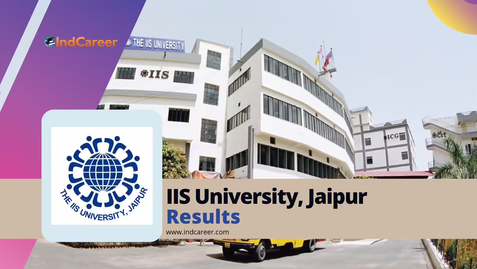 IIS University Jaipur Results