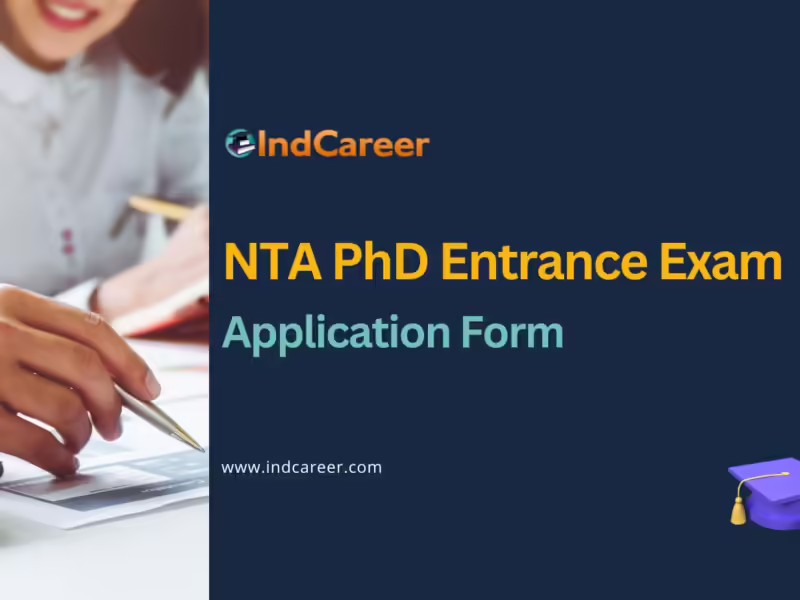 NTA PhD Entrance Exam Application Form