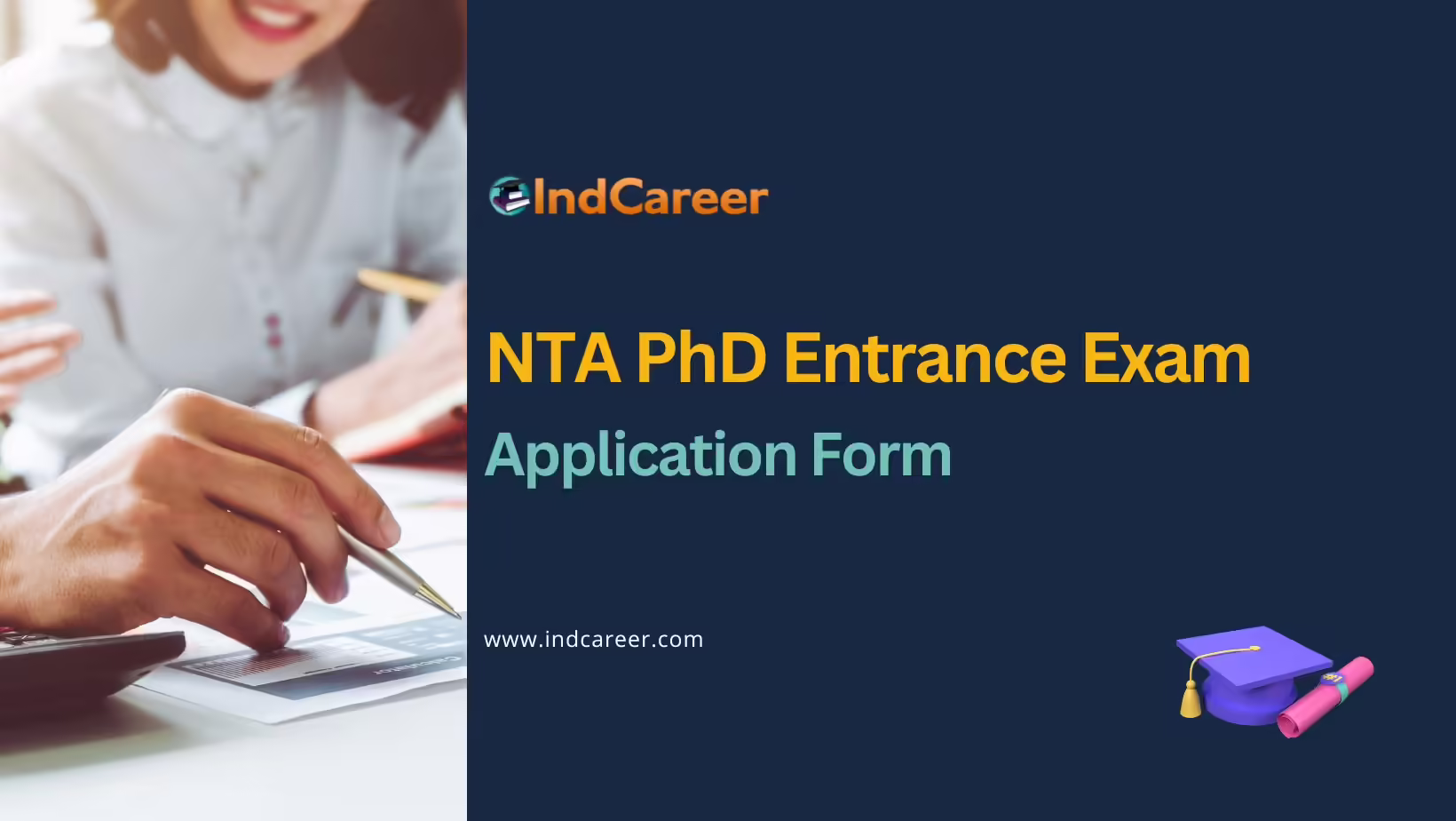 NTA PhD Entrance Exam Application Form