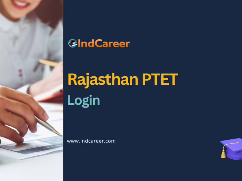 Rajasthan PTET Login