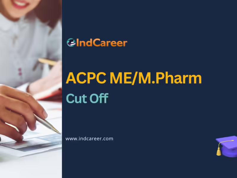 ACPC ME/M.Pharm Cut Off
