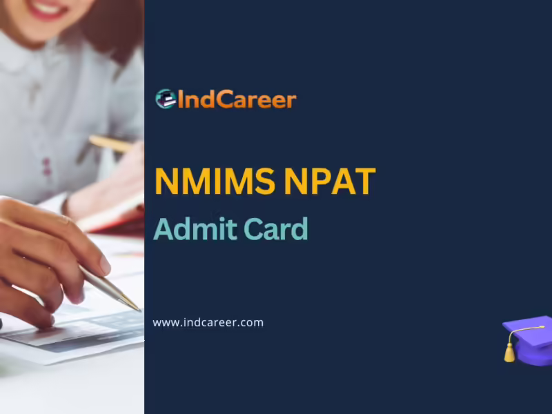 NMIMS NPAT Admit Card