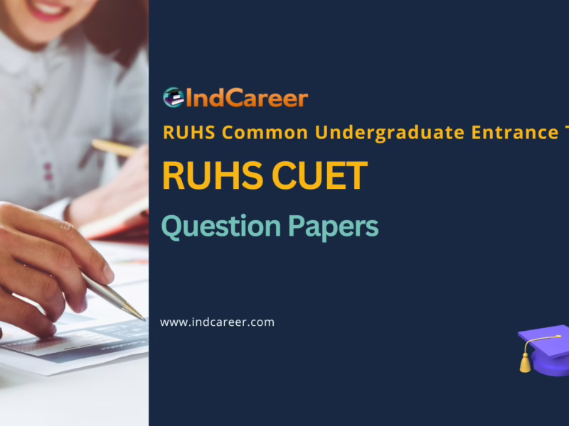 RUHS CUET Question Papers