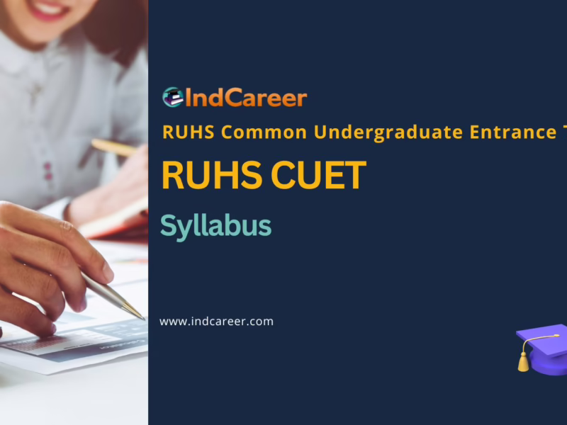 RUHS CUET Syllabus
