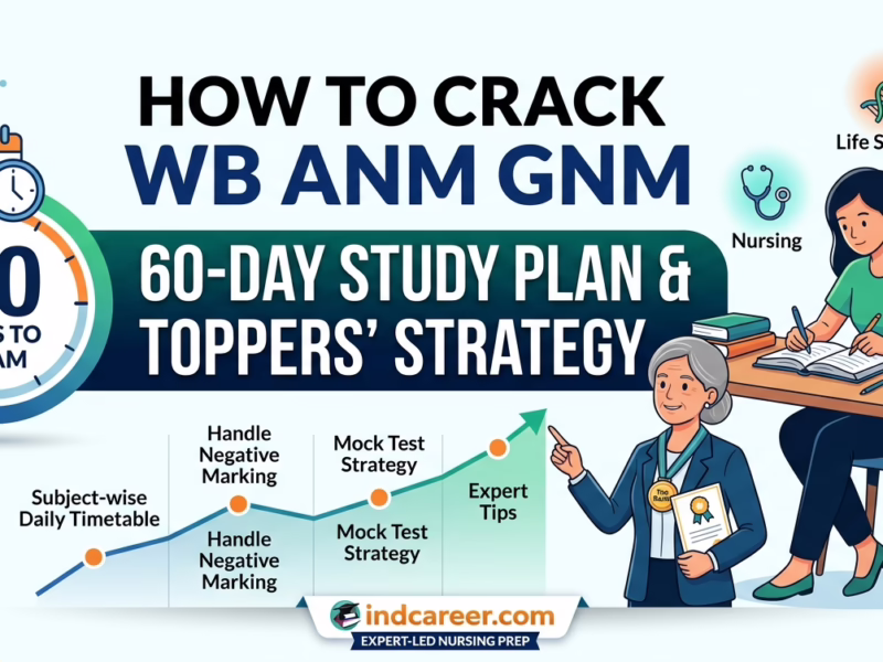 How to Crack WB ANM GNM 60-Day Study Plan & Toppers' Strategy