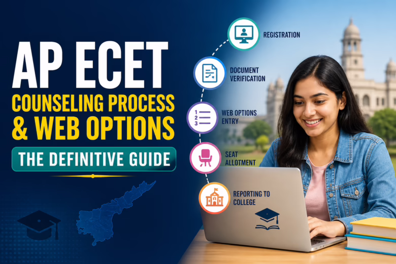 AP ECET Counseling Process & Web Options