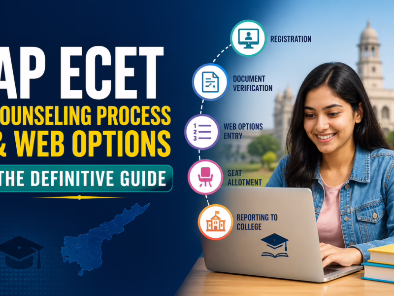 AP ECET Counseling Process & Web Options