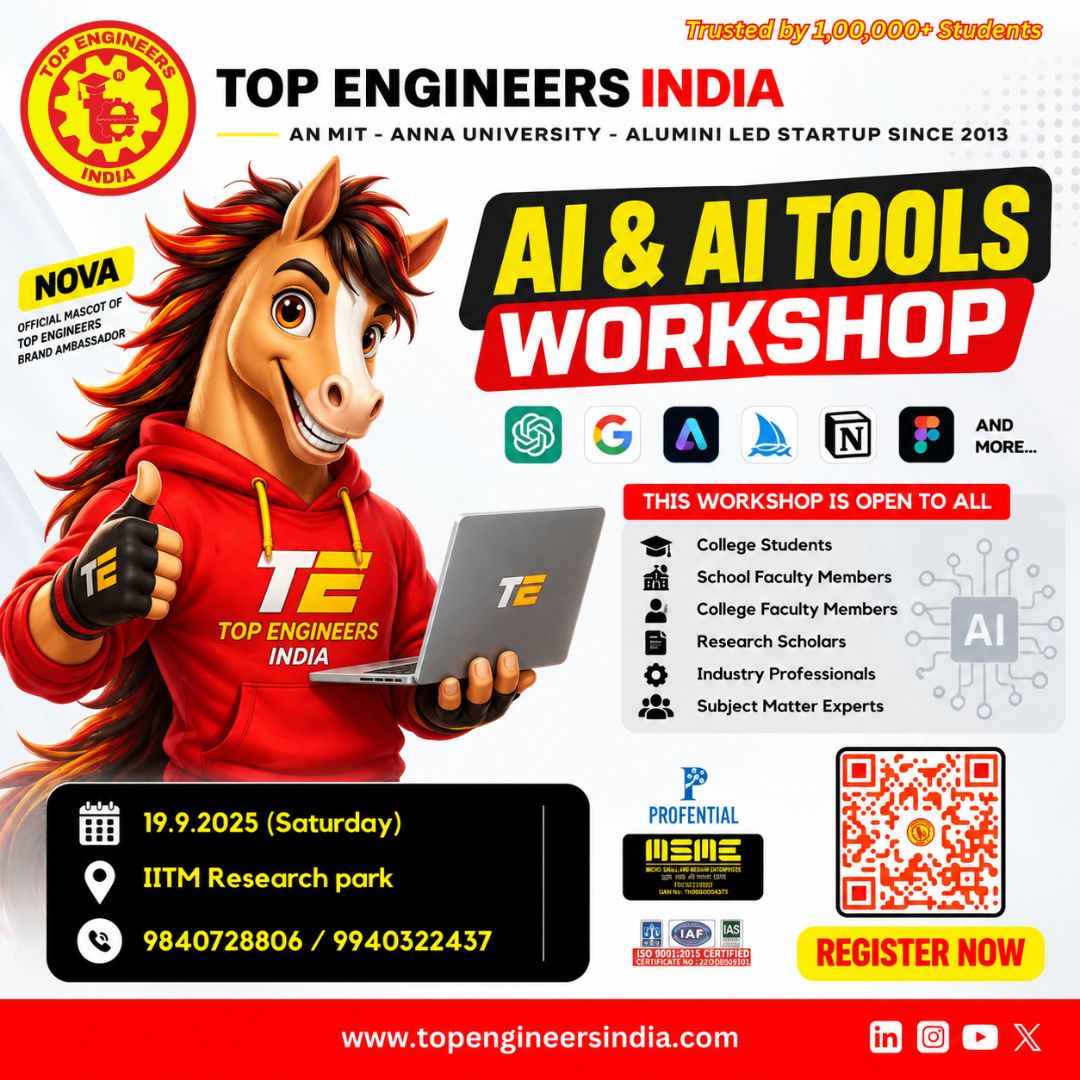 AI & AI Tools Workshop 2026 - 19th September 2026