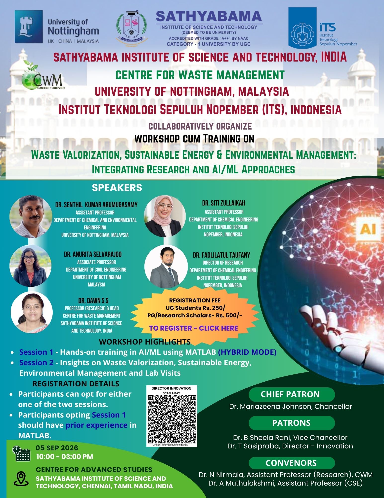AI/ML Approaches in Waste Valorization, Sustainable Energy & Environmental Management: Integrating Research 2026